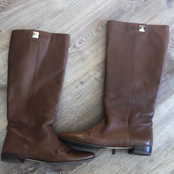kate spade Shoes - Kate Spade Tan Knee High Rider Boots